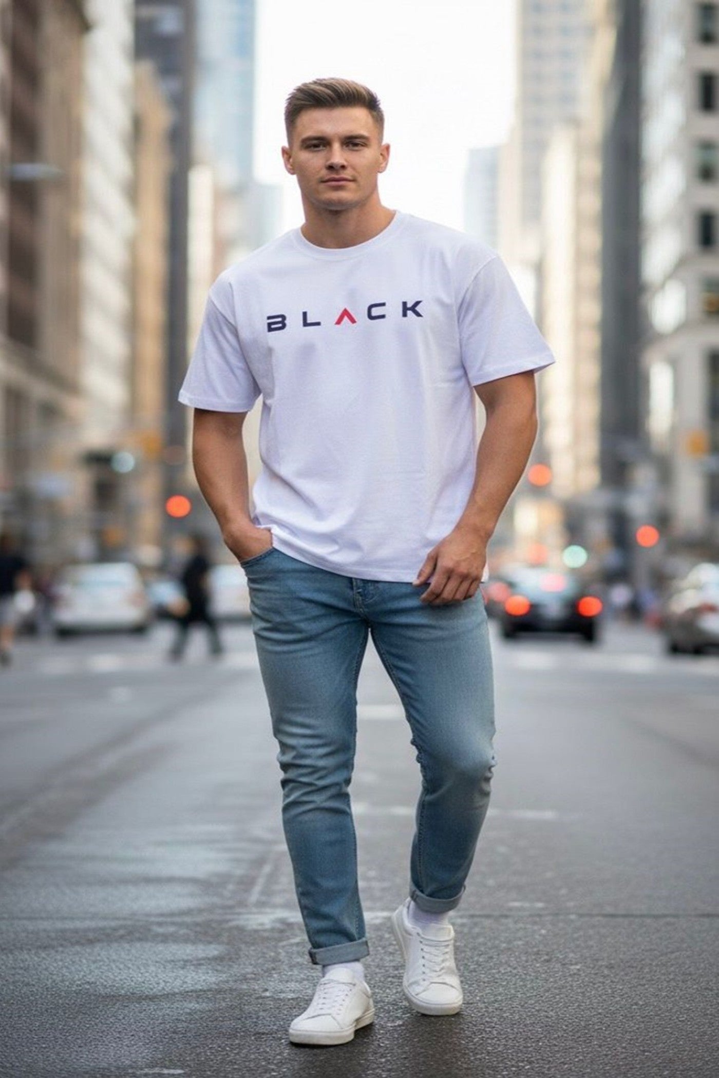 White Oversized T-Shirt – Minimal Streetwear Essential