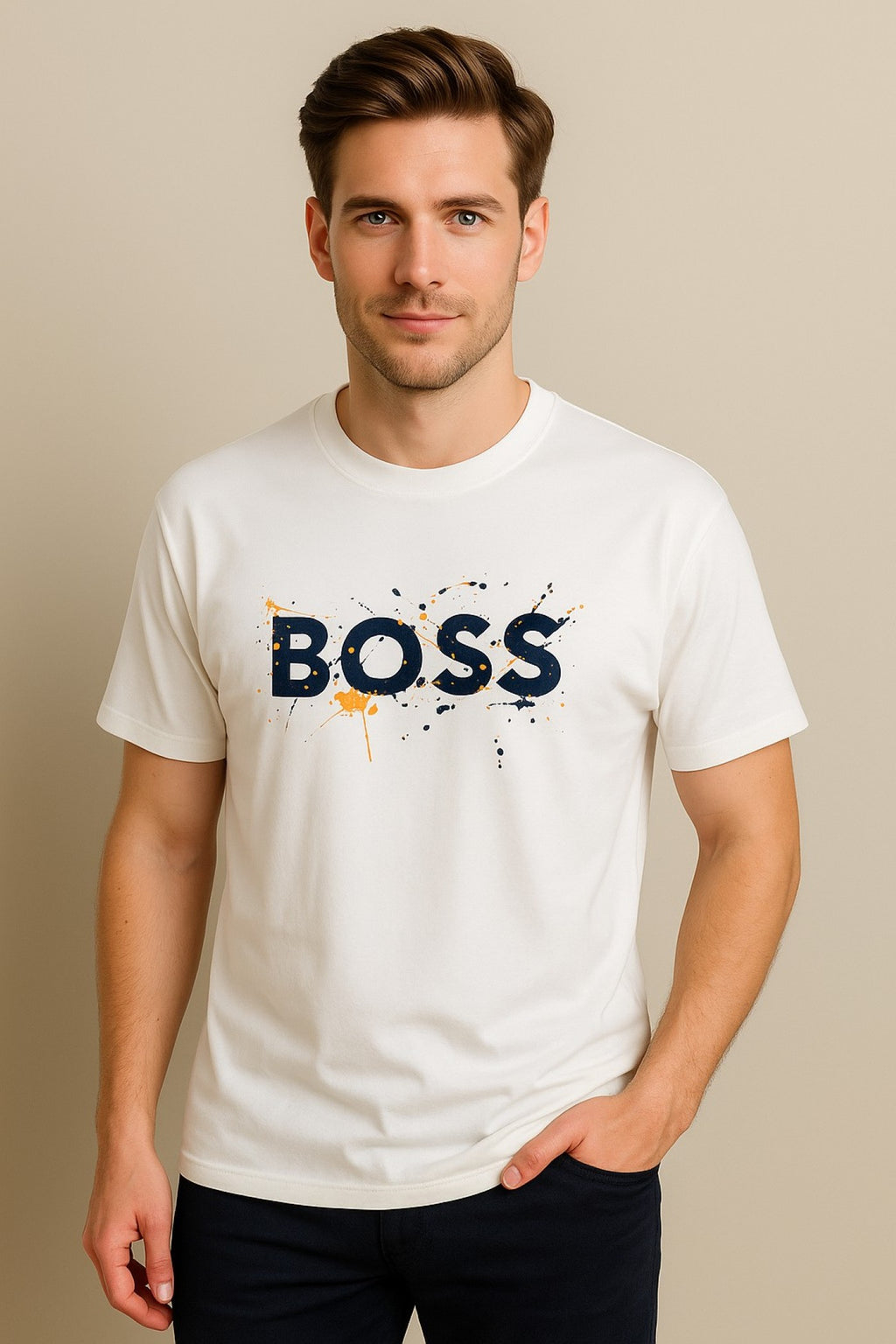 Classic White T-shirt - Boss
