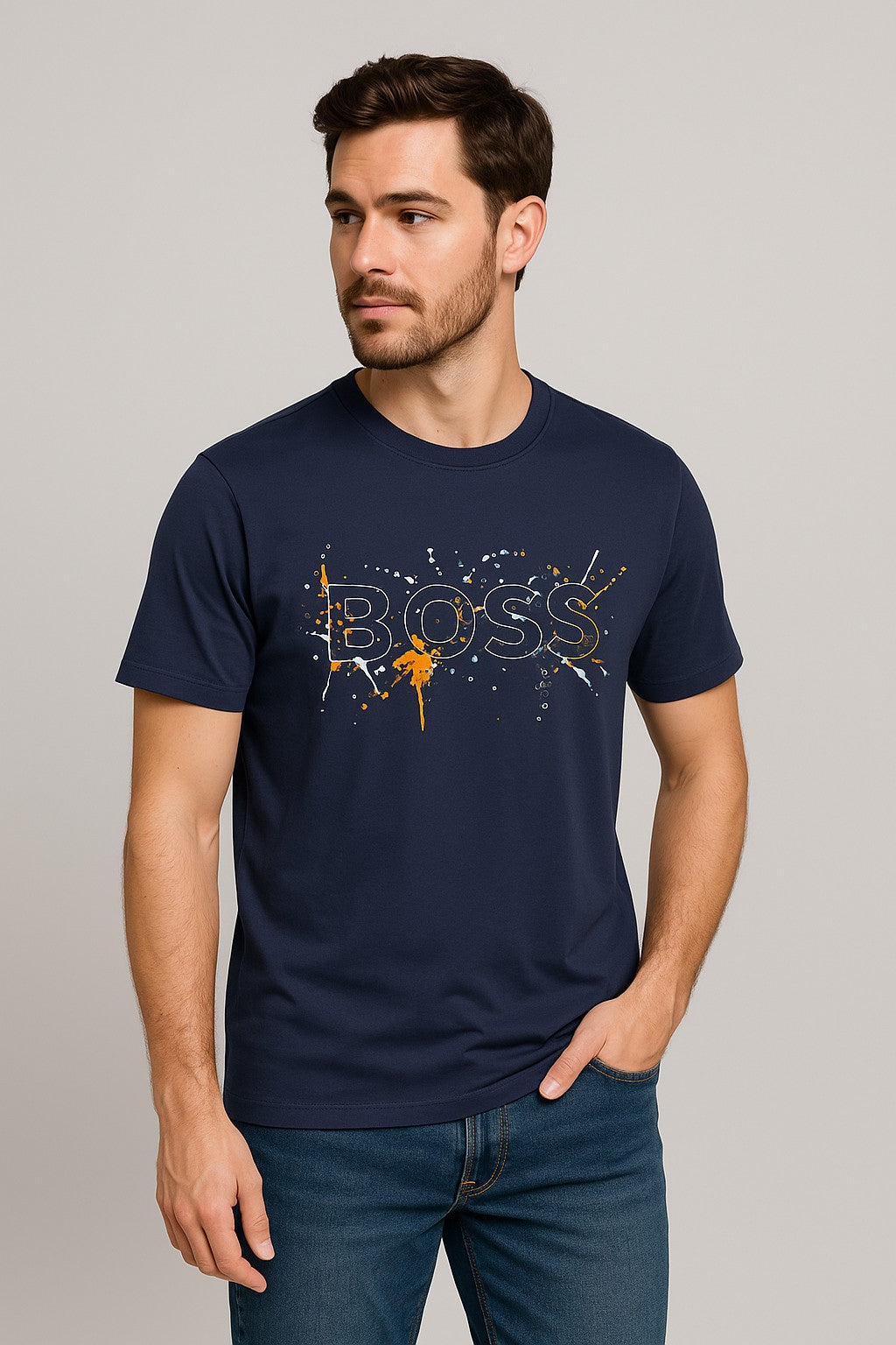 Navy Blue T-shirt - Boss